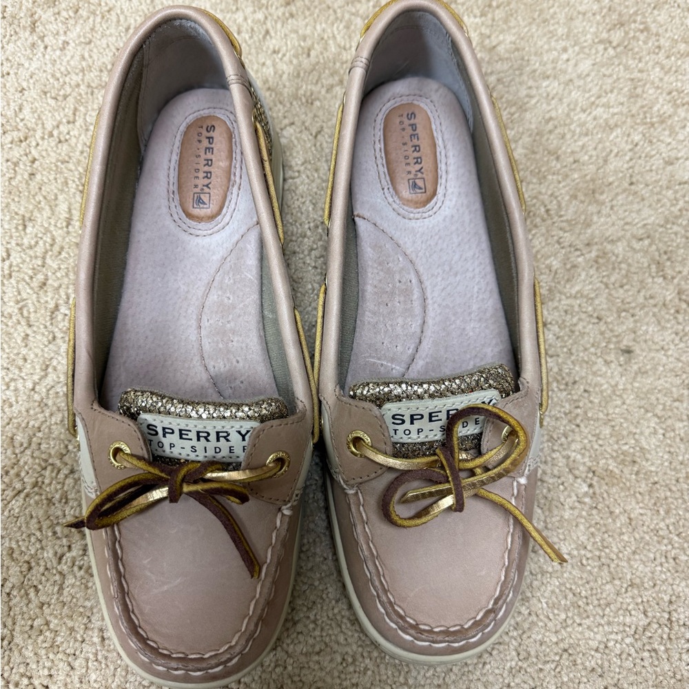 Sperry Women's Tan Top Sider Boat Shoes